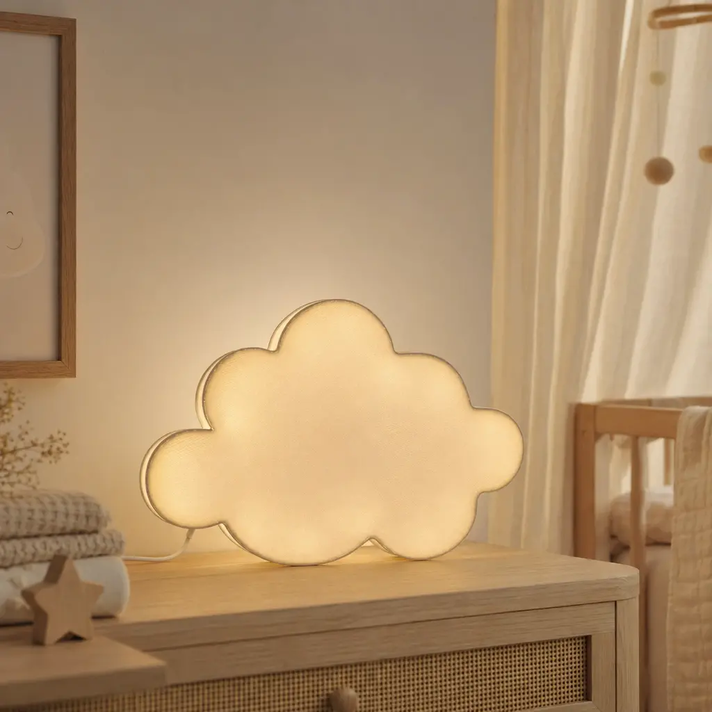 Soft Cloud Lamp - Bulut Figürlü Yumuşak LED'li 3D Dekoratif Aydınlatma - Görsel 2