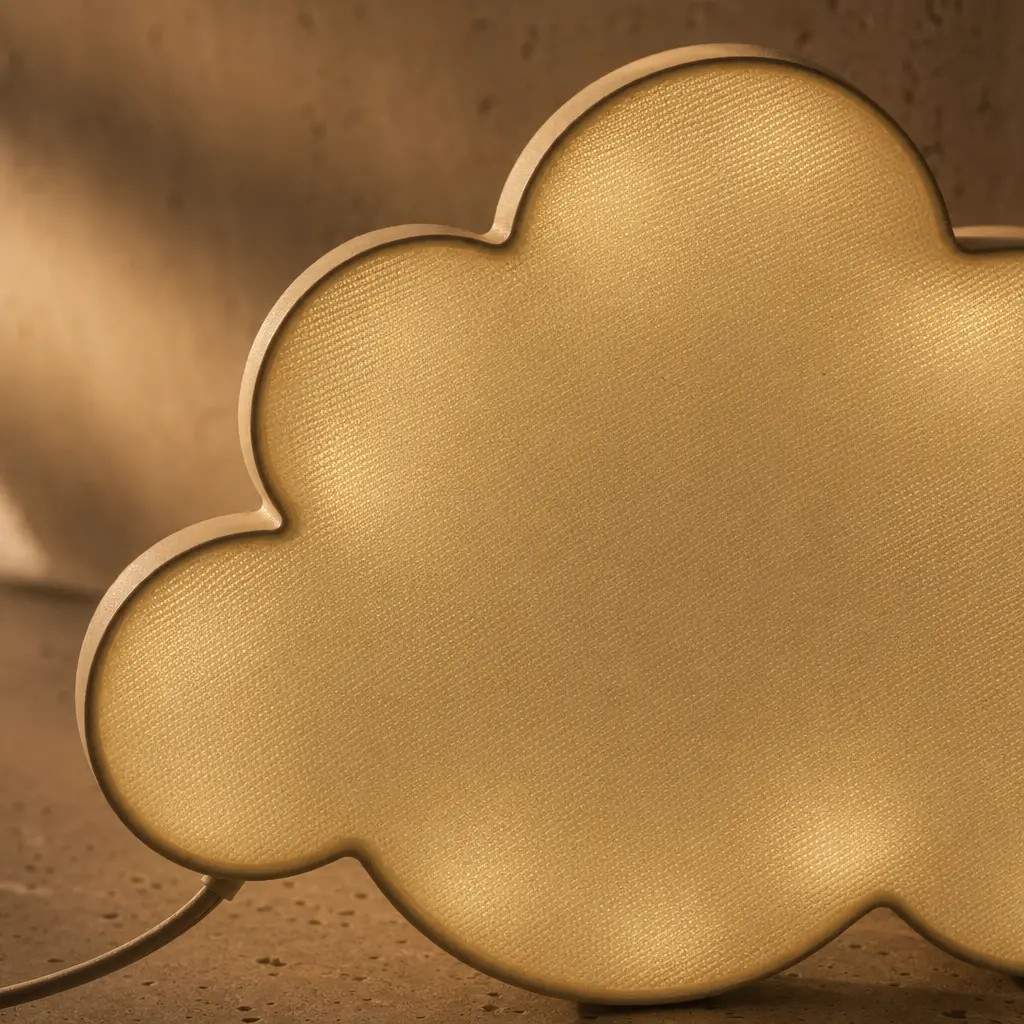 Soft Cloud Lamp - Bulut Figürlü Yumuşak LED'li 3D Dekoratif Aydınlatma - Görsel 3