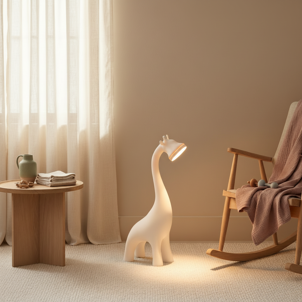 Giraffe Glow - Zürafa Figürlü Yumuşak LED 'li 3D Dekoratif Aydınlatma